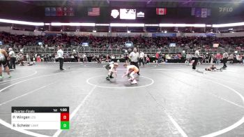 78 lbs Quarterfinal - Parker Wingen, Legends Of Gold vs Bennett Scheier, Lawrence Elite