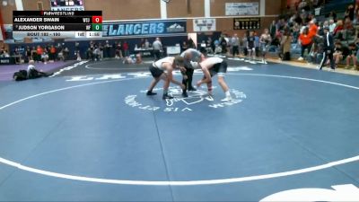 190 lbs Quarterfinal - Judson Yorgason, West Field vs Alexander Swain, West Jordan