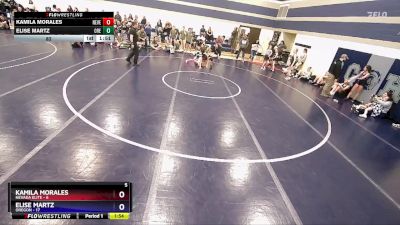 82 lbs Round 4 (6 Team) - Kamila Morales, Nevada Elite vs Elise Martz, Oregon