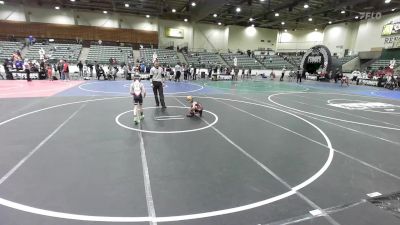 57 lbs 3rd Place - Gunner Vicente, Legion vs Garrett Clark, Elk Grove Wr Ac