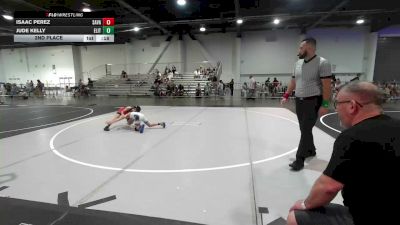 74 lbs 2nd Place - Isaac Perez, Savage House WC vs Jude Kelly, Elite Force WC