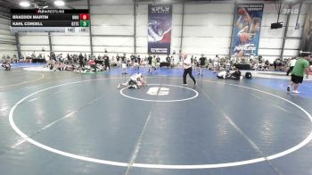 120 lbs Rr Rnd 2 - Michael Hanley, Ohio Titan Grey vs Franco Perri, D3 Training Center