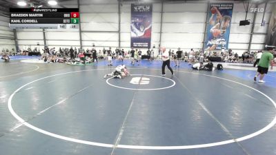 120 lbs Rr Rnd 2 - Michael Hanley, Ohio Titan Grey vs Franco Perri, D3 Training Center