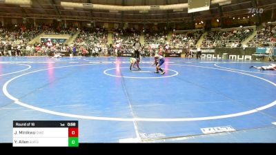 60 lbs Round Of 16 - Jeremiah Minikwu, CIWC-Team Intensity vs Yahkim Allen, SlyFox Wrestling Academy