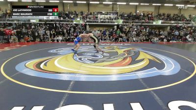 165 lbs Semifinal - Joe Lathwood, Biddeford/Thornton Wrestling vs Marc Maurath, Newtown