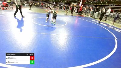 70 lbs Semifinal - Jaxon Chen, Edge Wrestling vs Julian Caruso, Clearview