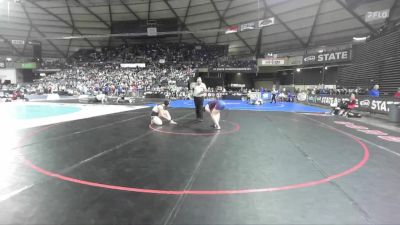 Girls 2A 155 lbs Champ. Round 2 - Adylene Sanchez, Ephrata (Girls) vs Darla Perry, Ellensburg (Girls)