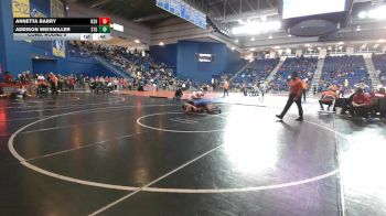 145 lbs Cons. Round 5 - Addison Weismiller, St George`s vs Annetta Barry, Neshaminy