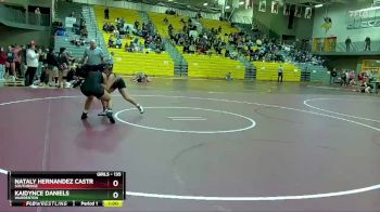 135 lbs Cons. Round 1 - Nataly Hernandez Castro, Southridge vs Kaidynce Daniels, Warrenton