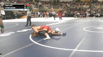 150-2A/1A Cons. Round 2 - Ayden Leader, Huntingtown vs Josh Choi, Glenelg