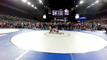 145 lbs Cons 128 #2 - Griffin Walizer, Pennsylvania vs Jackson Young, New Jersey