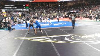 Cons. Round 3 - Emmitt Dirks, York vs Brandon DeAnda, Columbus Lakeview