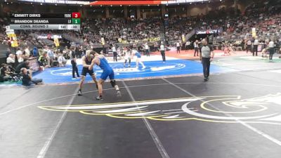 Cons. Round 3 - Emmitt Dirks, York vs Brandon DeAnda, Columbus Lakeview