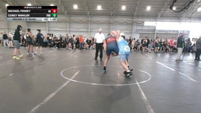 215 lbs Round 3 (8 Team) - Michael Feeney, Ohio Gold vs Corey Winkler, FORGE