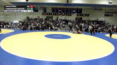 160 lbs Semifinal - Jacob Perez, Everett Alverez vs Christopher Creason, El Diamante