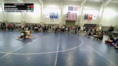 132 lbs Cons. Sub-quarters - Hayden Reary, Union vs Jacob Swensen, Ridgeline