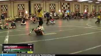 52 lbs Round 2 (4 Team) - Hunter Vermeulen, Steel Valley Red vs James Catapano, Steel Valley Vouger