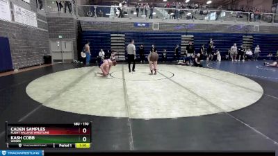 170 lbs Round 5 - Kash Cobb, Weiser vs Caden Samples, Flight Vallivue Wrestling