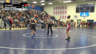 JV-7 lbs Round 3 - Jon Eschen, Williamsburg vs Brock Corrigan, Benton Community