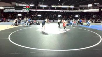 285 lbs Champ. Round 2 - Jacob Najera, Kent Meridian vs Aaron Chavez, Eisenhower