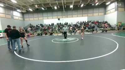 125 lbs Champ. Round 2 - Saige Theule, Kemmerer vs Alyssa Hoffman, Burns/Pine Bluffs