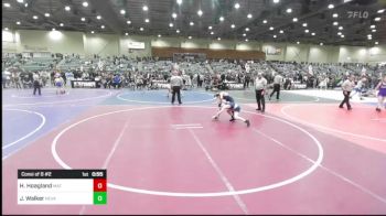 78 lbs Consi Of 8 #2 - Hunter Hoagland, Mat Sense vs Jt Walker, Nevada Elite WC