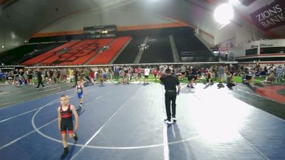 62 lbs Champ. Round 3 - Cohen Blain, Utah vs Brody Femrite, Idaho