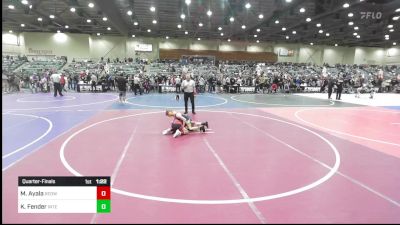 85 lbs Quarterfinal - Manny Ayala, Redwave Wrestling vs Kellen Fender, Internal Quest