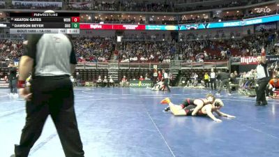 1A-150 lbs Cons. Round 4 - Keaton Gates, West Branch vs Dawson Beyer, Sibley-Ocheyedan