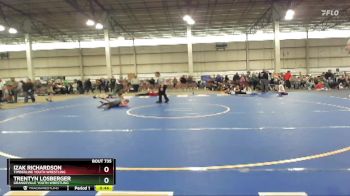 58 lbs Semifinal - Izak Richardson, Timberline Youth Wrestling vs Trentyn Losberger, Grangeville Youth Wrestling