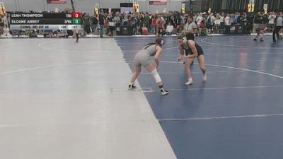 125 lbs Cons. Rd Of 32 - Leah Thompson, The Hideout vs Sloane Abbey, Great Plains Wrestling Academy