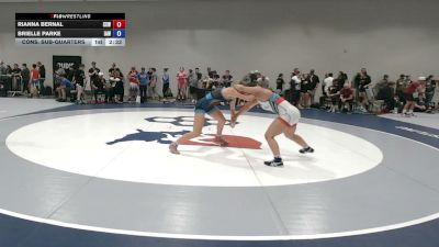 130 lbs Cons. Sub-quarters - Rianna Bernal, Surfside X Wrestling vs Brielle Parke, Immortal Athletics WC