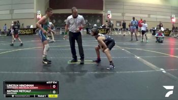 117 lbs Round 1 - Lincoln Hinchman, Contenders Wresteling Academy vs Nathan Metcalf, Woodshed