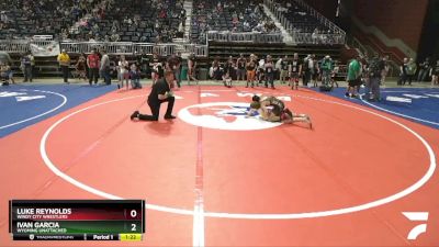 120 lbs Semifinal - Luke Reynolds, Windy City Wrestlers vs Ivan Garcia, Wyoming Unattached