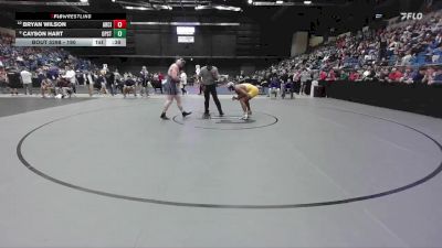 190 lbs Cons. Round 2 - Bryan Wilson, Arkansas City vs Cayson Hart, Overland Park - St. Thomas Aquinas HS