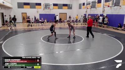 126 lbs Cons. Round 2 - David Hummert, Desert Mountain Wrestling Club vs Joey Coops, Mat Monsters Wrestling Club