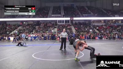 100 lbs Semifinal - Tyson McComb, Team Of Hard Knox vs Jarrison Reed, Tiger