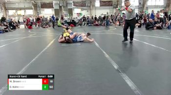 130 lbs Round 4 (8 Team) - Dustin Kohn, Ranger WC vs Matteo Brown, AACO Allstars