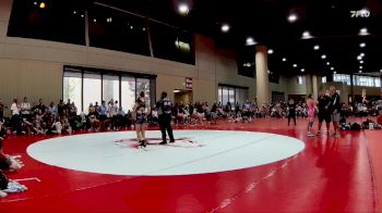 120 lbs Round 2 (4 Team) - Alana Garner, AR- 15 Pink vs Daredzy Castillo, BRAWL Pink