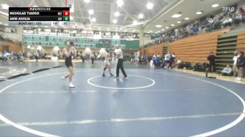 120 lbs Cons. Round 2 - Nicholas Tuatoo, Olympian vs Jake Agolia, Lakeside