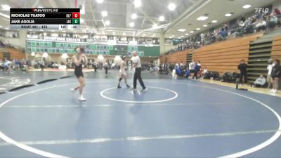 120 lbs Cons. Round 2 - Nicholas Tuatoo, Olympian vs Jake Agolia, Lakeside