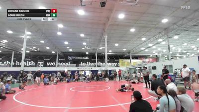 53 lbs 3rd Place - Jordan Simone, Apache - K6 vs Louie Dixon, Keystone Krush - K6