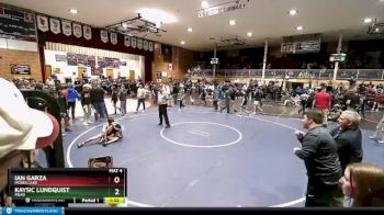 106 lbs Quarterfinal - Ian Garza, Moses Lake vs Kaysic Lundquist, Mead