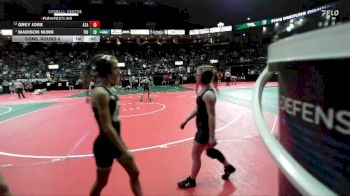 92 lbs Cons. Round 4 - Grey Jobe, ATAA vs Madison Nunn, TIN3
