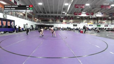 174 lbs Cons. Round 2 - Kendal Pugh, William Penn (Iowa) vs Esteban Sedano, Hastings (Neb.)