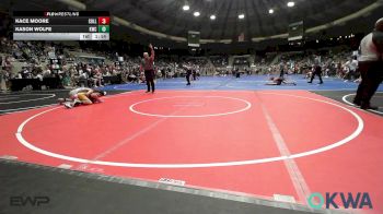 84 lbs Quarterfinal - Kace Moore, Collinsville Cardinal Youth Wrestling vs Kason Wolfe, Keystone Wrestling Club