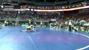 3A-106 lbs Cons. Round 2 - Lucas Reeder, Pleasant Valley vs Eddie Salgado, Ankeny
