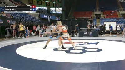 150 lbs Cons. Rd Of 64 - Gage Grandel, Nebraska vs Colton Bell, Kansas