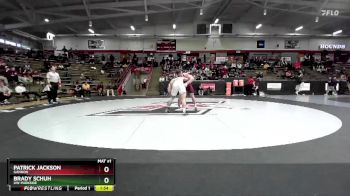 184 lbs Cons. Semi - Patrick Jackson, Gannon vs Brady Schuh, UW-Parkside
