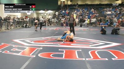 126 lbs Round Of 16 - Paul Ruiz, CA vs Michael Mikey Ruiz, TX
